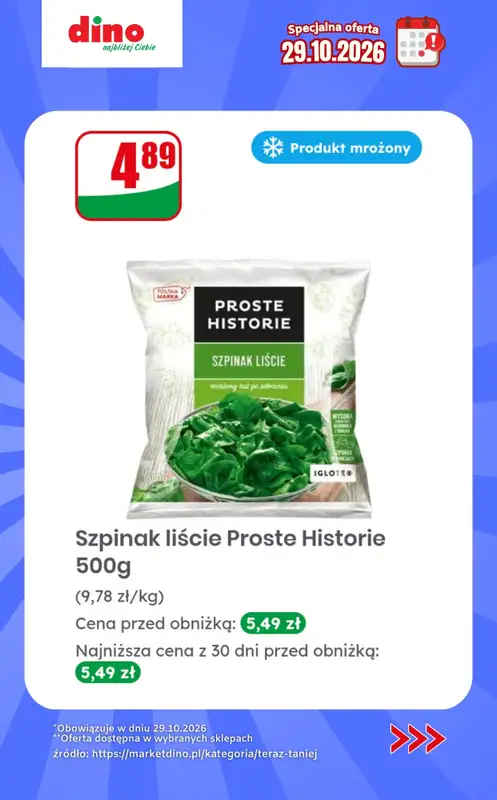 Dino - gazetka promocyjna Specjalna oferta na 29.10.2026 - promocje spoza gazetki od czwartku 29.10 do czwartku 29.10 - strona 7