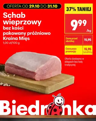 Biedronka - gazetka promocyjna Biedronkowe oszczędności od czwartku od czwartku 29.10 do soboty 31.10 - strona 5