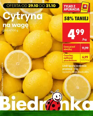Biedronka - gazetka promocyjna Biedronkowe oszczędności od czwartku od czwartku 29.10 do soboty 31.10 - strona 3