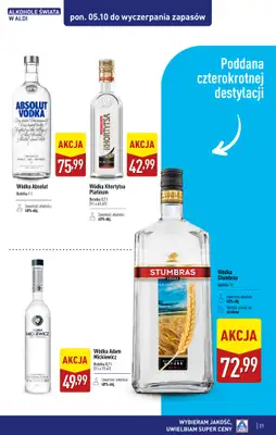 Aldi - gazetka promocyjna Świat alkoholi od poniedziałku 05.10 do soboty 31.10 - strona 23