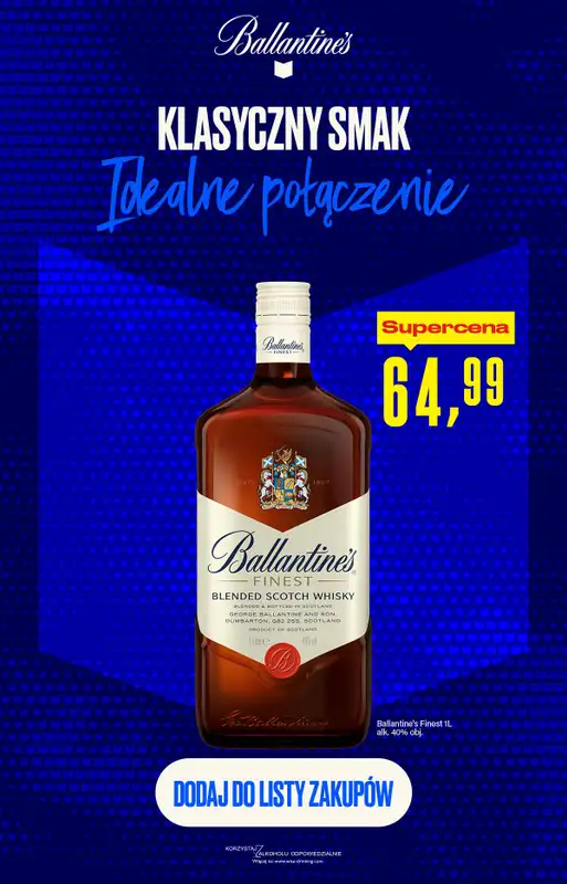 Lidl - gazetka promocyjna Oferta promocyjna Ballantine’s od czwartku 29.10 do soboty 31.10 - strona 2