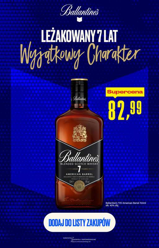 Lidl - gazetka promocyjna Oferta promocyjna Ballantine’s od czwartku 29.10 do soboty 31.10 - strona 4