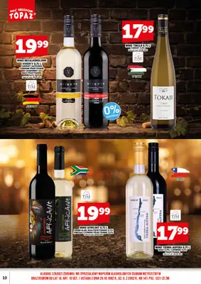 TOPAZ - gazetka promocyjna Ulotka alkoholowa od niedzieli 01.11 do niedzieli 15.11 - strona 10