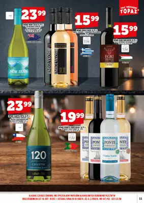 TOPAZ - gazetka promocyjna Ulotka alkoholowa od niedzieli 01.11 do niedzieli 15.11 - strona 11