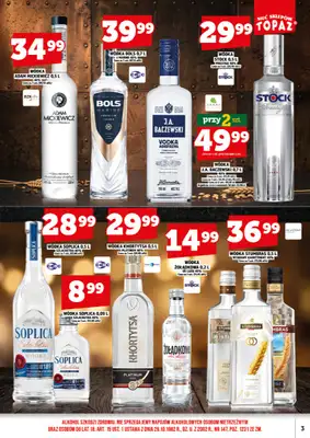 TOPAZ - gazetka promocyjna Ulotka alkoholowa od niedzieli 01.11 do niedzieli 15.11 - strona 3