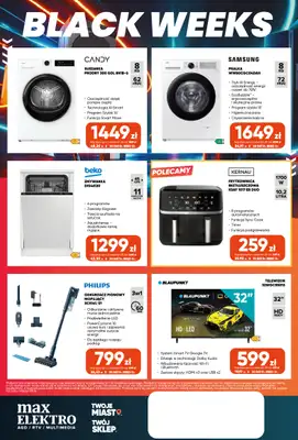 Max Elektro - gazetka promocyjna Gazetka od czwartku 29.10 do poniedziałku 30.11 - strona 12