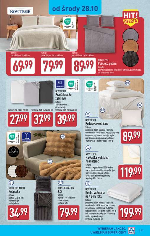 Aldi - gazetka promocyjna Pełny katalog! od poniedziałku 26.10 do soboty 31.10 - strona 37