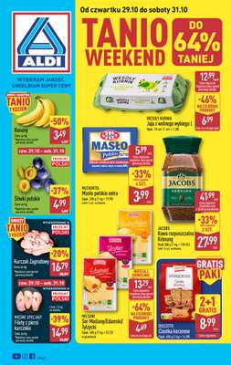 Aldi - gazetka promocyjna Weekend super cen w Aldi! od czwartku 29.10 do soboty 31.10