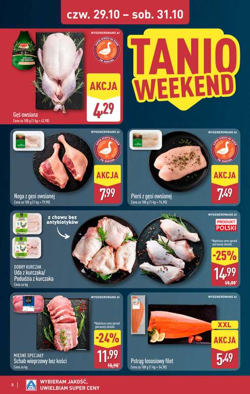 Aldi - gazetka promocyjna Weekend super cen w Aldi! od czwartku 29.10 do soboty 31.10 - strona 8