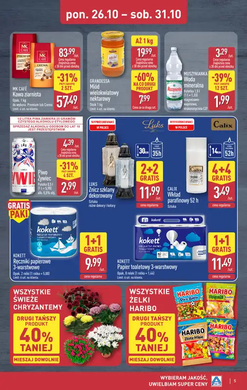 Aldi - gazetka promocyjna Weekend super cen w Aldi! od czwartku 29.10 do soboty 31.10 - strona 5