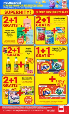 POLOmarket - gazetka promocyjna Gazetka od środy 28.10 do wtorku 03.11 - strona 9