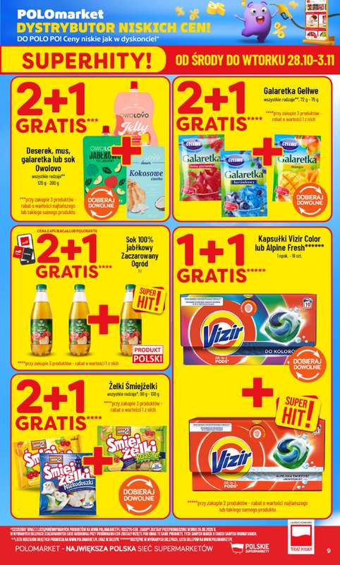 POLOmarket - gazetka promocyjna Gazetka od środy 28.10 do wtorku 03.11 - strona 9