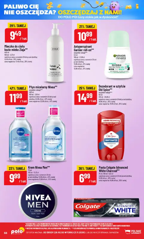 POLOmarket - gazetka promocyjna Gazetka od środy 28.10 do wtorku 03.11 - strona 68