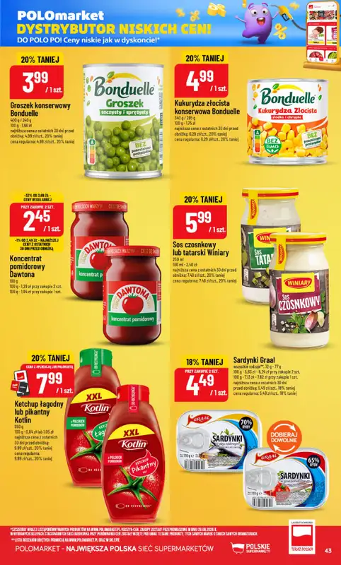 POLOmarket - gazetka promocyjna Gazetka od środy 28.10 do wtorku 03.11 - strona 43