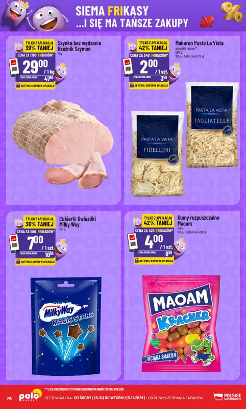 POLOmarket - gazetka promocyjna Gazetka od środy 28.10 do wtorku 03.11 - strona 76