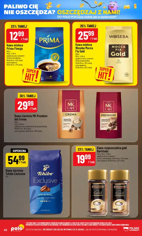 POLOmarket - gazetka promocyjna Gazetka od środy 28.10 do wtorku 03.11 - strona 50