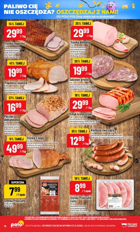 POLOmarket - gazetka promocyjna Gazetka od środy 28.10 do wtorku 03.11 - strona 16