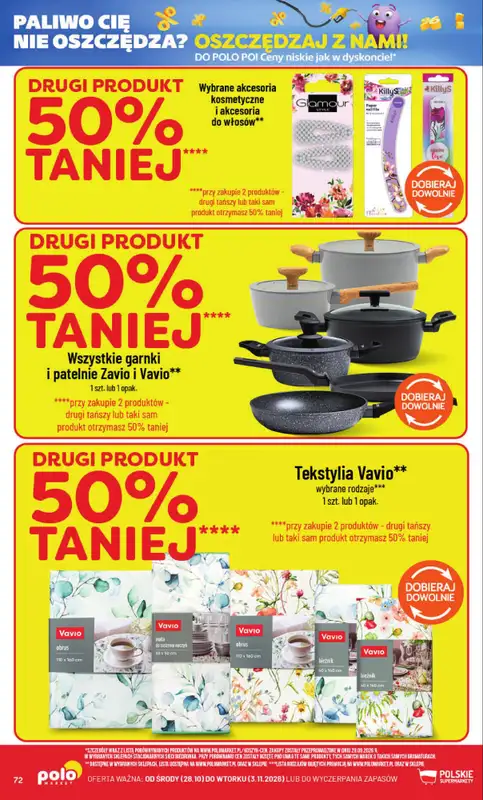 POLOmarket - gazetka promocyjna Gazetka od środy 28.10 do wtorku 03.11 - strona 72