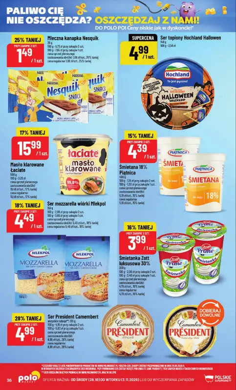 POLOmarket - gazetka promocyjna Gazetka od środy 28.10 do wtorku 03.11 - strona 36