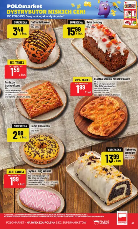 POLOmarket - gazetka promocyjna Gazetka od środy 28.10 do wtorku 03.11 - strona 47