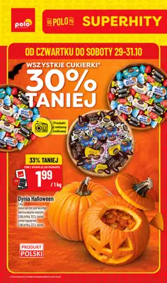 POLOmarket - gazetka promocyjna Super hity na weekend od czwartku 29.10 do soboty 31.10