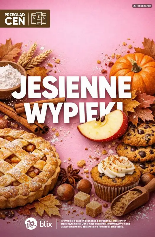 Biedronka - gazetka promocyjna Jesienne wypieki - przegląd cen  