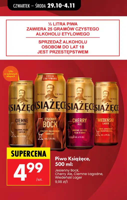 Biedronka - gazetka promocyjna Najlepsze oferty na PIWO! od czwartku 29.10 do soboty 31.10 - strona 7