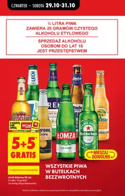 Biedronka - gazetka promocyjna Najlepsze oferty na PIWO! od czwartku 29.10 do soboty 31.10 - strona 2