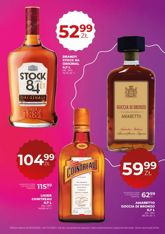 Duży Ben - gazetka promocyjna Gazetka alkoholowa od czwartku 29.10 do środy 11.11 - strona 21
