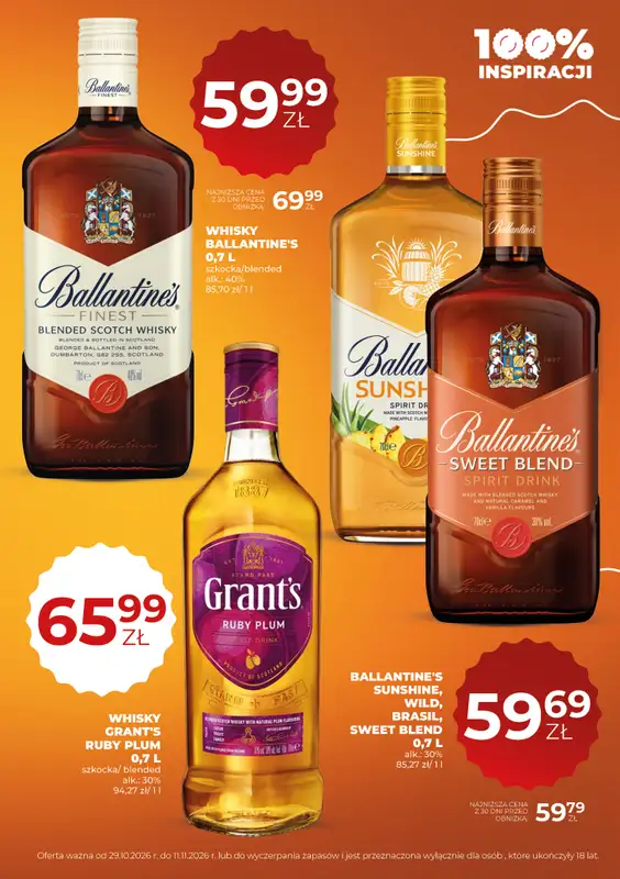 Duży Ben - gazetka promocyjna Gazetka alkoholowa od czwartku 29.10 do środy 11.11 - strona 9