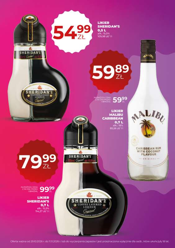 Duży Ben - gazetka promocyjna Gazetka alkoholowa od czwartku 29.10 do środy 11.11 - strona 19