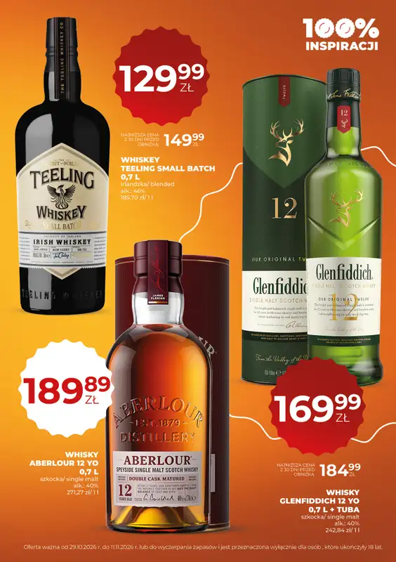 Duży Ben - gazetka promocyjna Gazetka alkoholowa od czwartku 29.10 do środy 11.11 - strona 13