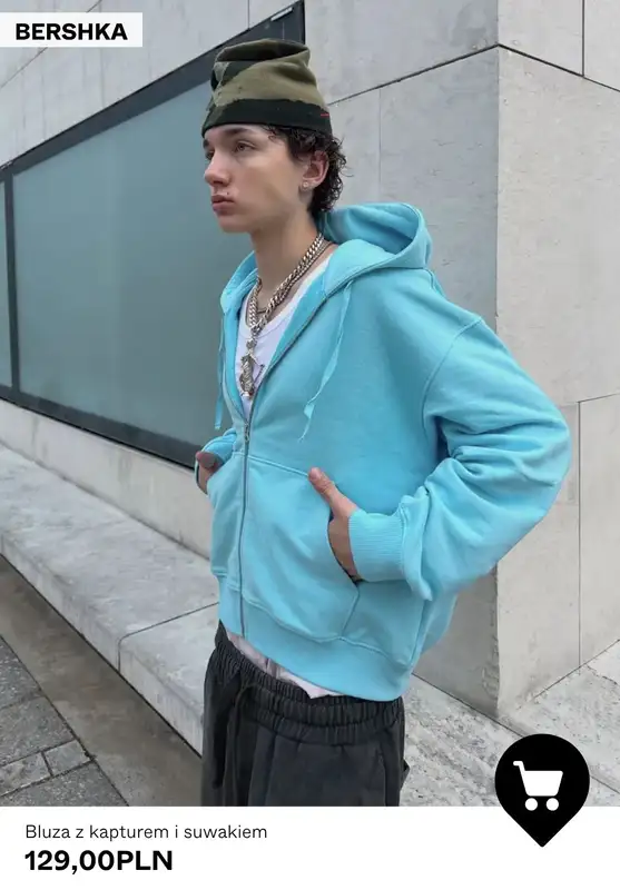 Bershka - gazetka promocyjna Bluzy męskie od piątku 30.10  - strona 6