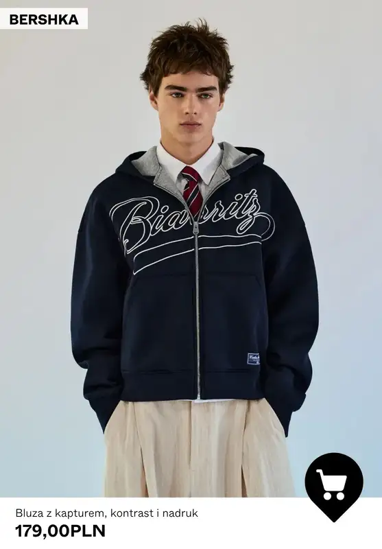 Bershka - gazetka promocyjna Bluzy męskie od piątku 30.10  - strona 5