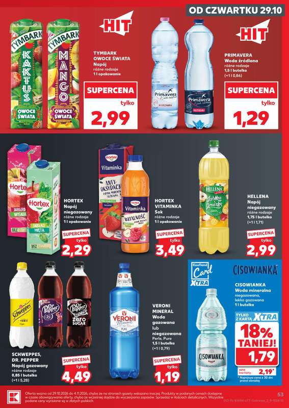Kaufland - gazetka promocyjna Gazetka Tygodnia od czwartku 29.10 do środy 04.11 - strona 53