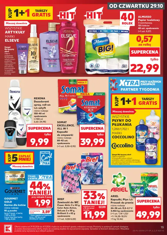 Kaufland - gazetka promocyjna Gazetka Tygodnia od czwartku 29.10 do środy 04.11 - strona 15