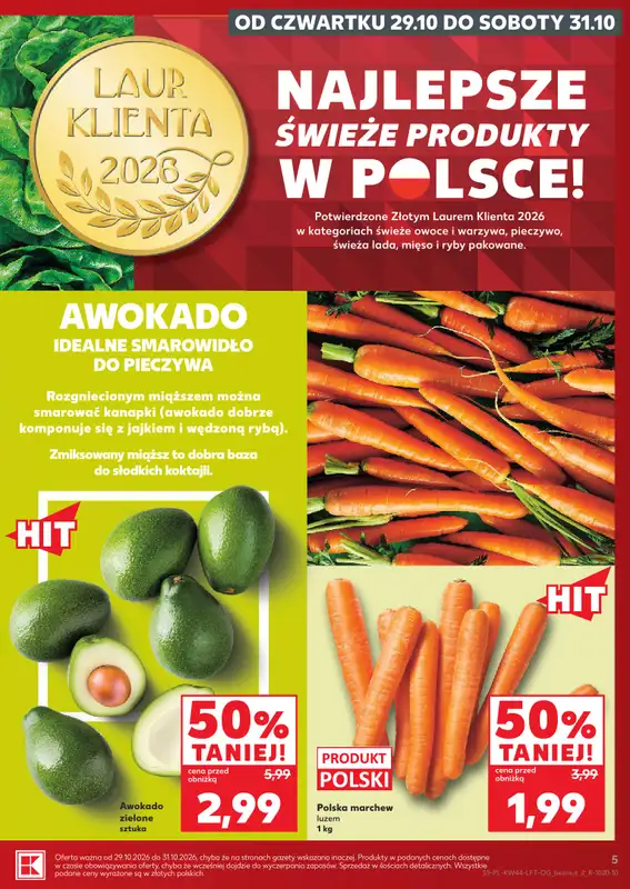Kaufland - gazetka promocyjna Gazetka Tygodnia od czwartku 29.10 do środy 04.11 - strona 5