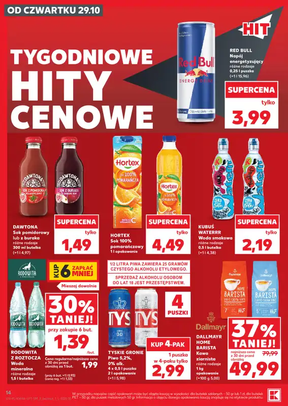 Kaufland - gazetka promocyjna Gazetka Tygodnia od czwartku 29.10 do środy 04.11 - strona 14