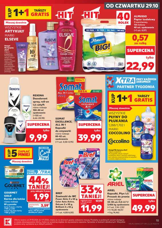 Kaufland - gazetka promocyjna Gazetka Tygodnia od czwartku 29.10 do środy 04.11 - strona 15