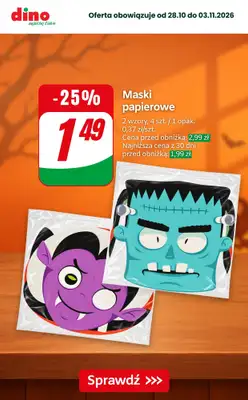 Dino - gazetka promocyjna Super promocje na Halloween! od czwartku 29.10 do wtorku 03.11 - strona 10