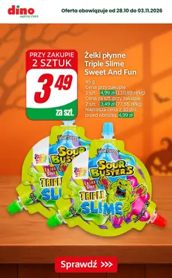 Dino - gazetka promocyjna Super promocje na Halloween! od czwartku 29.10 do wtorku 03.11 - strona 7