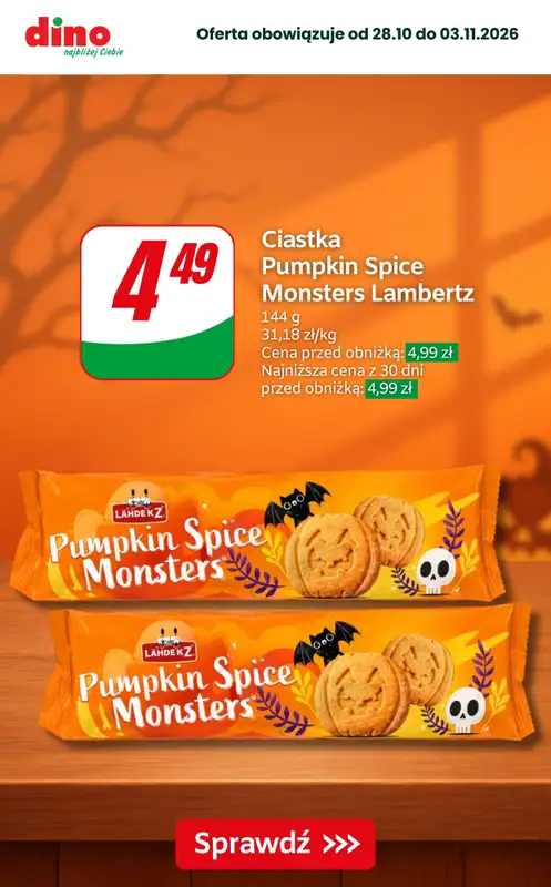 Dino - gazetka promocyjna Super promocje na Halloween! od czwartku 29.10 do wtorku 03.11 - strona 6