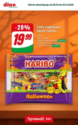 Dino - gazetka promocyjna Super promocje na Halloween! od czwartku 29.10 do wtorku 03.11 - strona 4