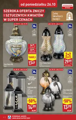 Aldi - gazetka promocyjna Światełko pamięci od poniedziałku 26.10 do soboty 31.10 - strona 2