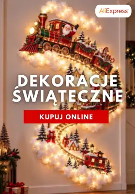 AliExpress - gazetka promocyjna Dekoracje świąteczne od czwartku 29.10 