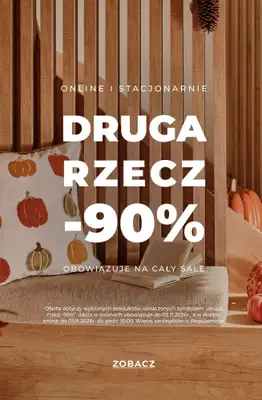 home&you - gazetka promocyjna Druga rzecz -90% od czwartku 29.10 do wtorku 03.11