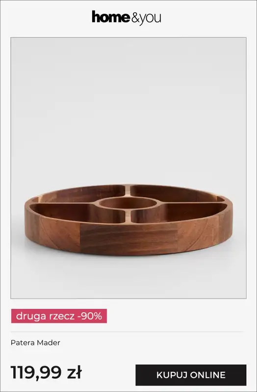 home&you - gazetka promocyjna Druga rzecz -90% od czwartku 29.10 do wtorku 03.11 - strona 5