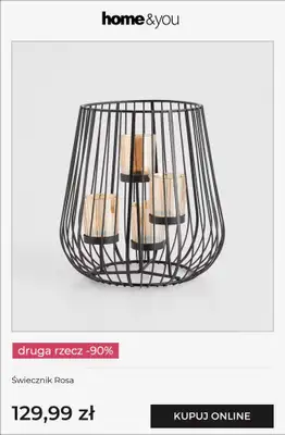 home&you - gazetka promocyjna Druga rzecz -90% od czwartku 29.10 do wtorku 03.11 - strona 7
