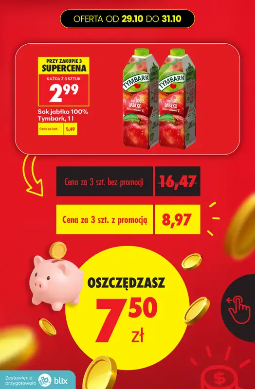 Biedronka - gazetka promocyjna Przeliczamy promocje! od czwartku 29.10 do soboty 31.10 - strona 9