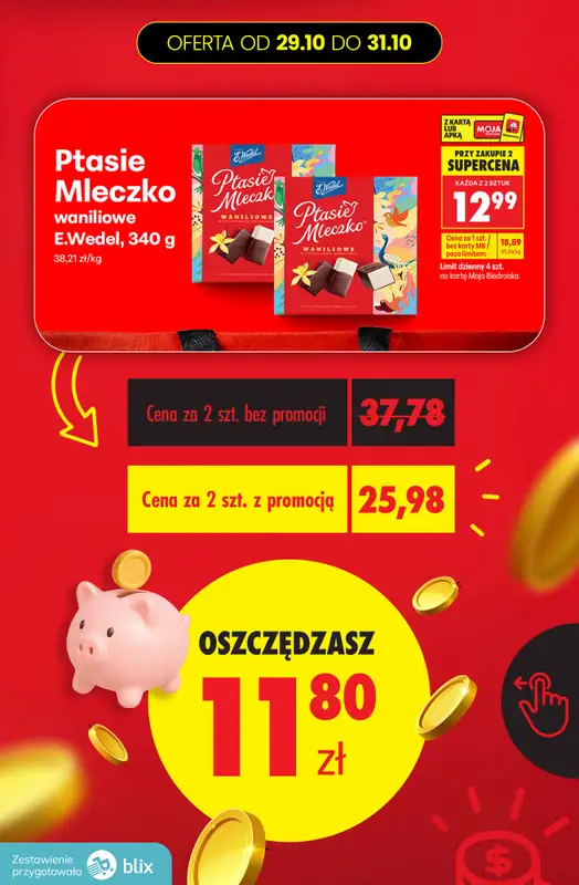 Biedronka - gazetka promocyjna Przeliczamy promocje! od czwartku 29.10 do soboty 31.10 - strona 4